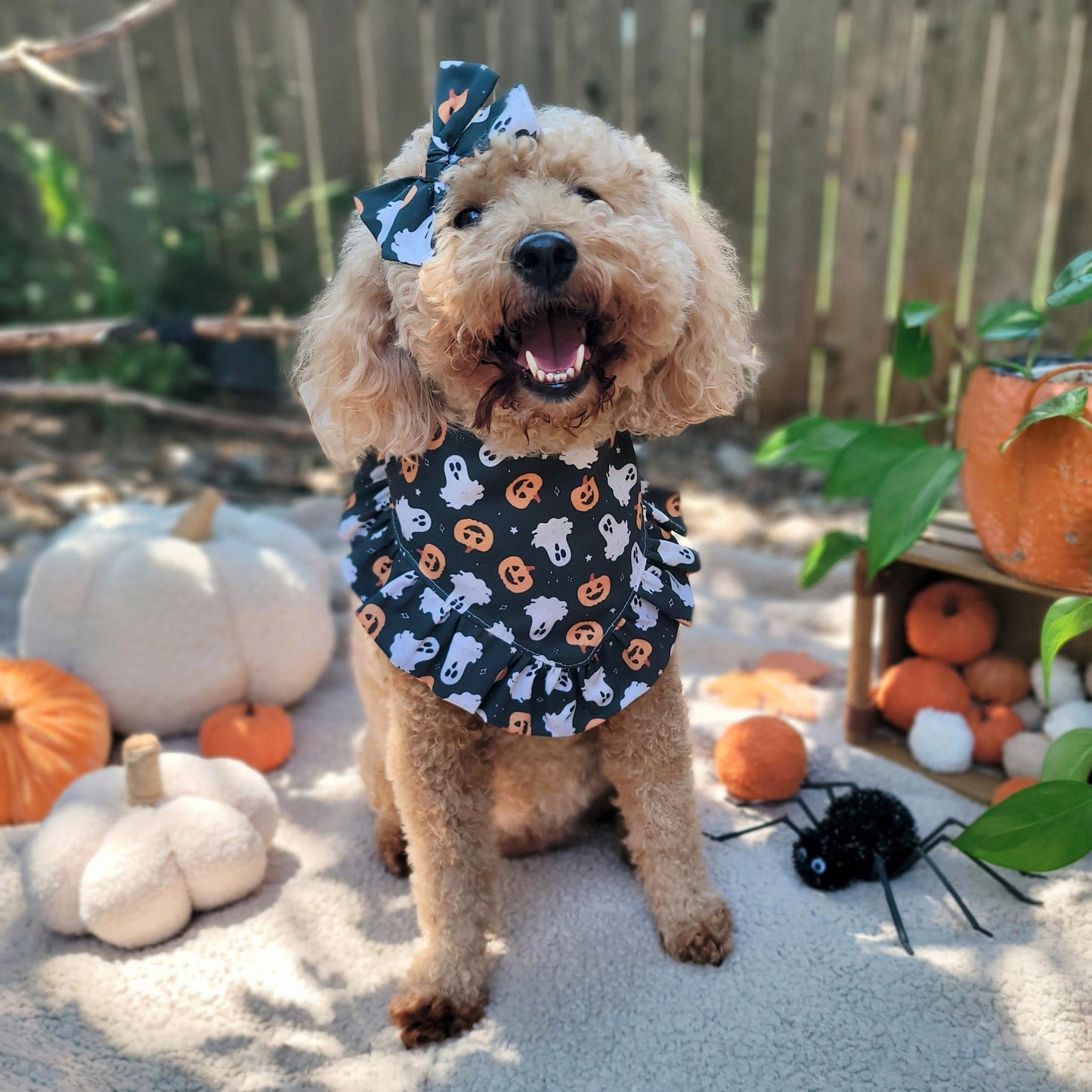 Ghosts and Jack-o-Lanterns Saylor Hair Bow