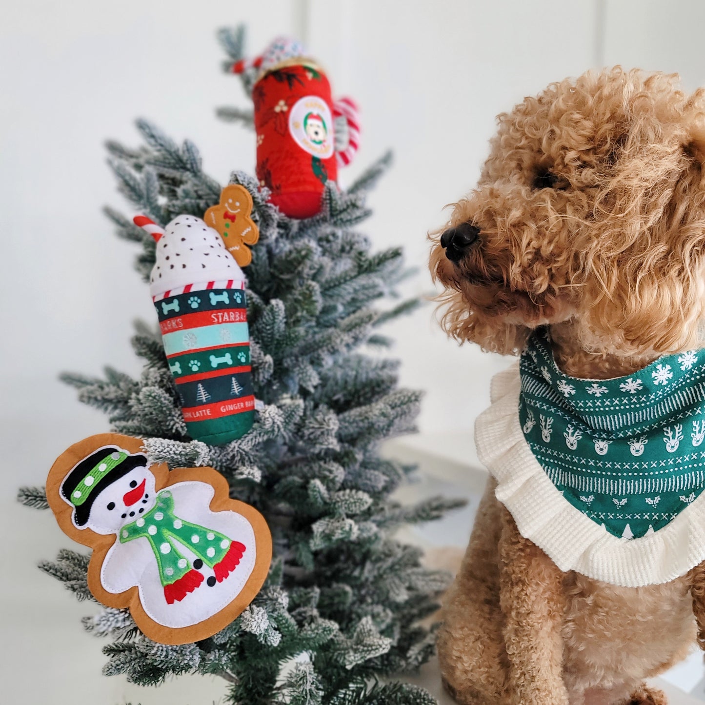Howliday Cheer Mug Christmas Dog Toy
