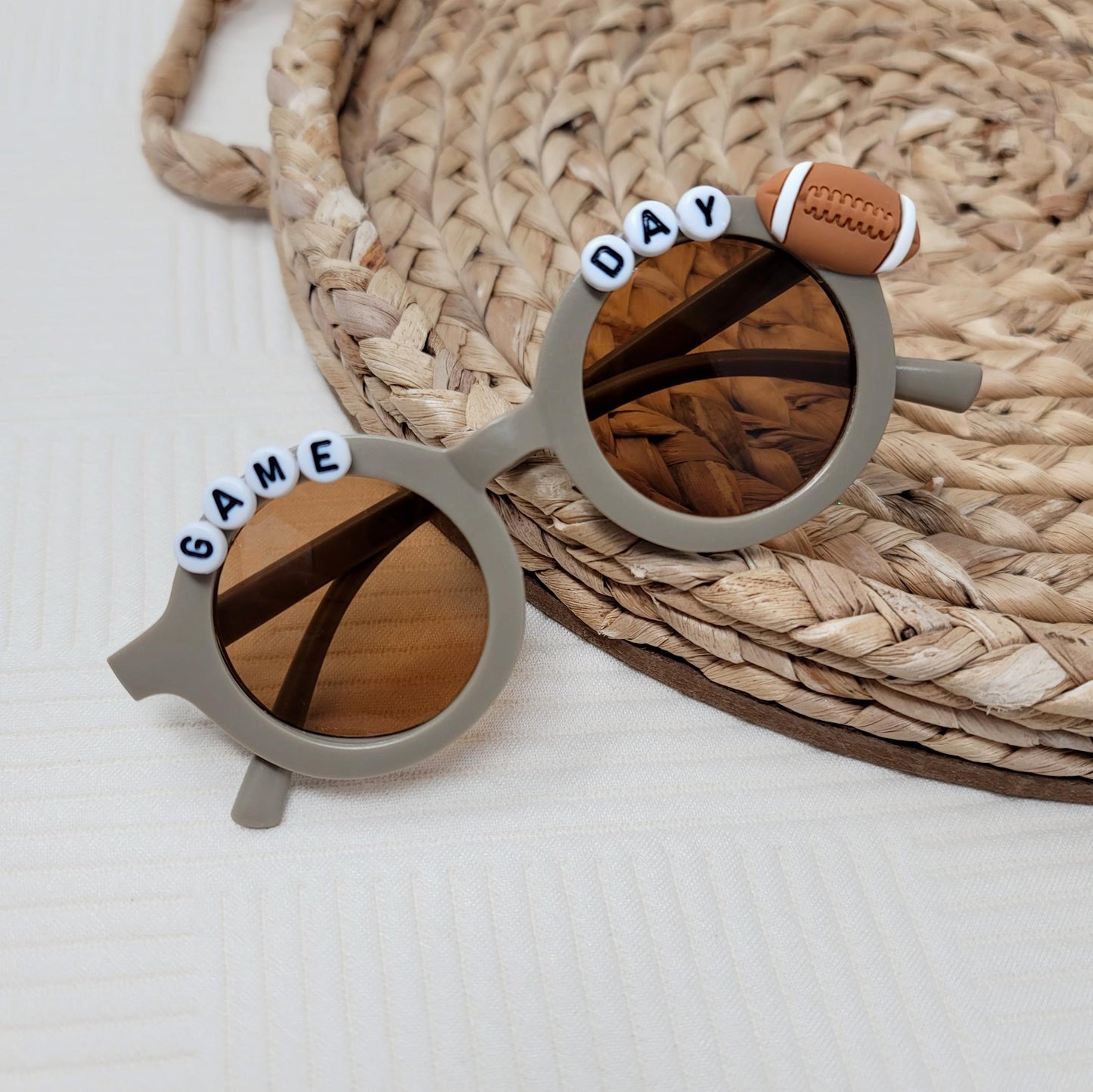 Game Day Football Beaded Sunglasses