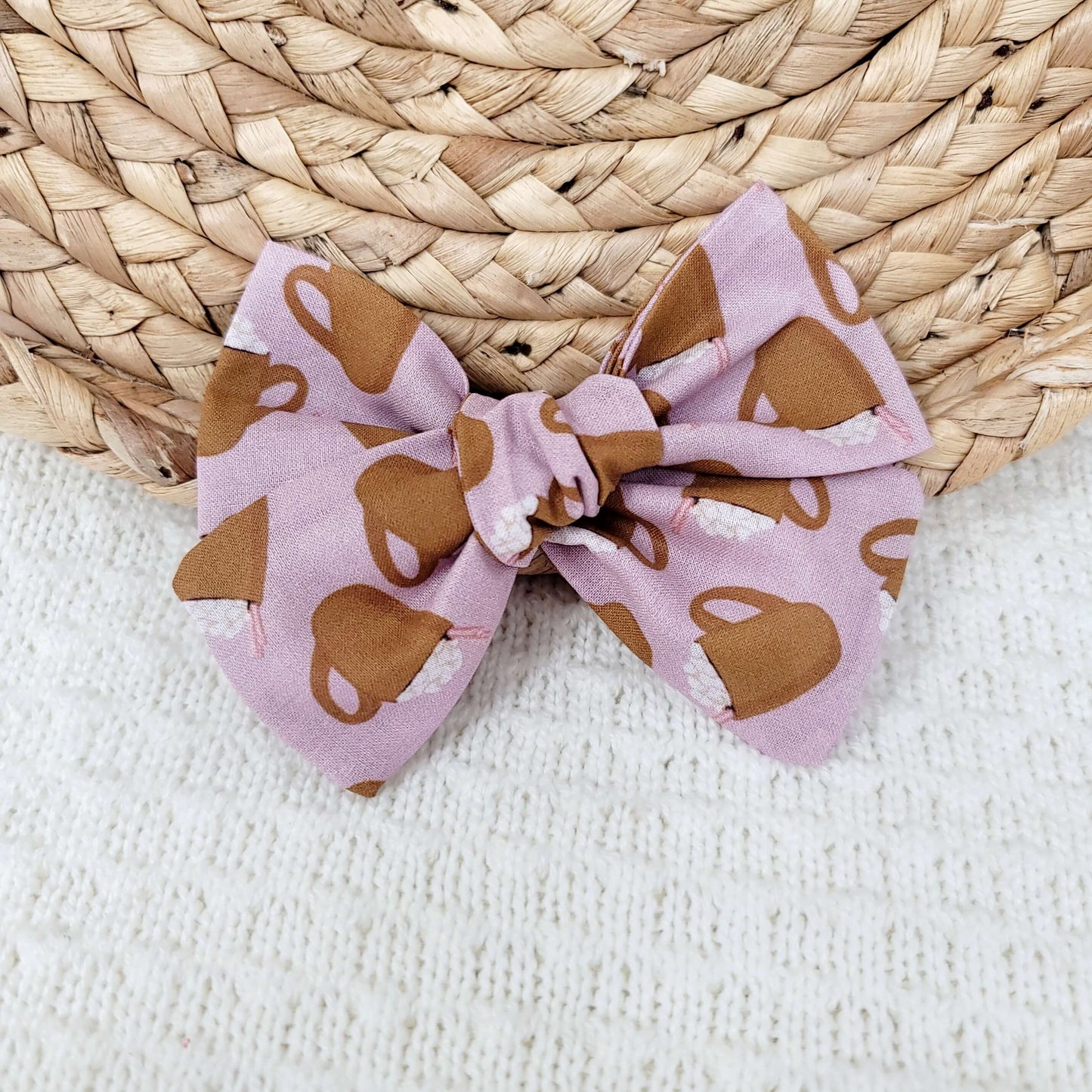 Hot Cocoa Sailor Hair Bow