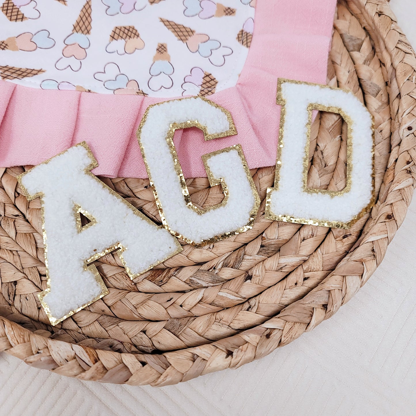 Chenille Letter Patch Add On