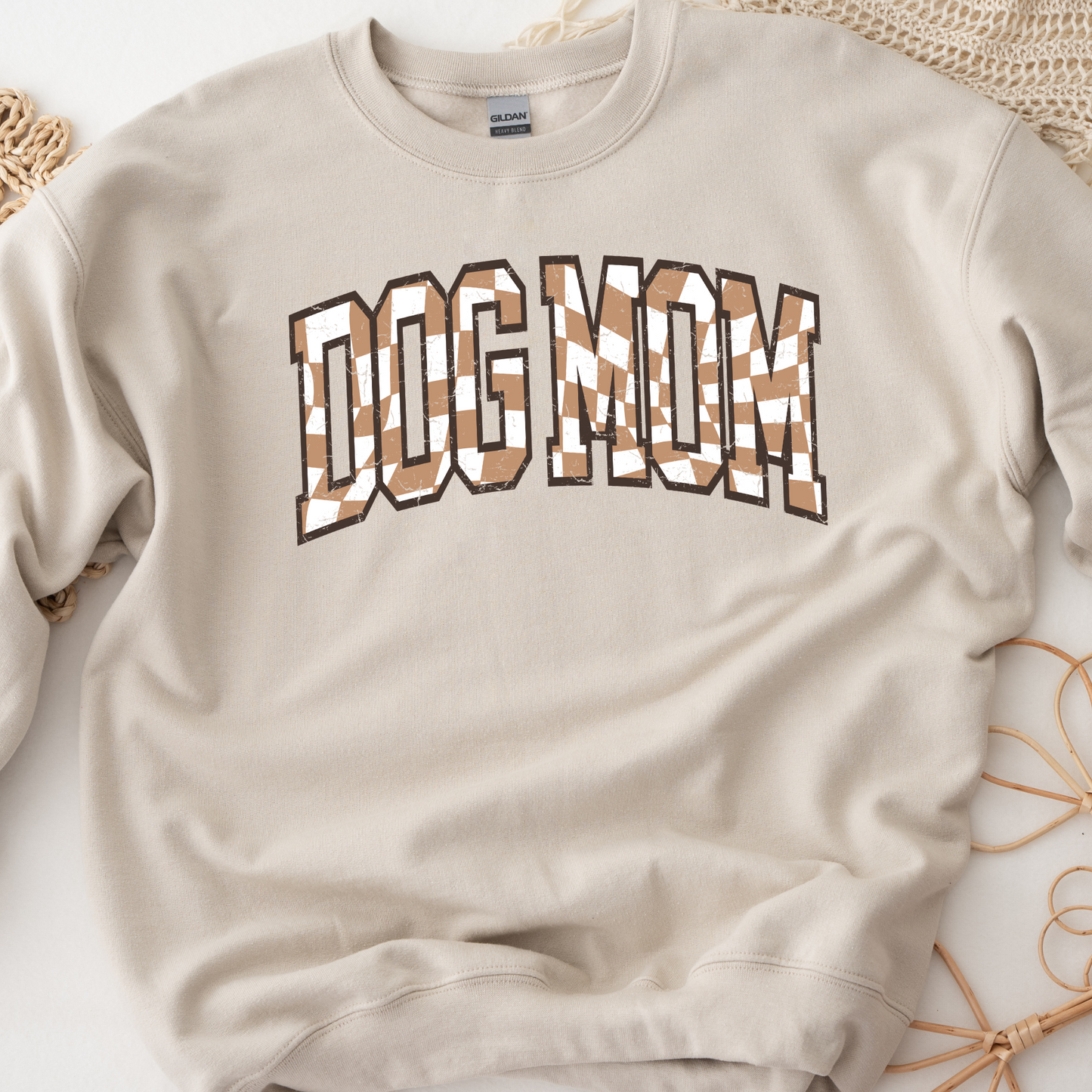 Dog Mom Crewneck Sweatshirt