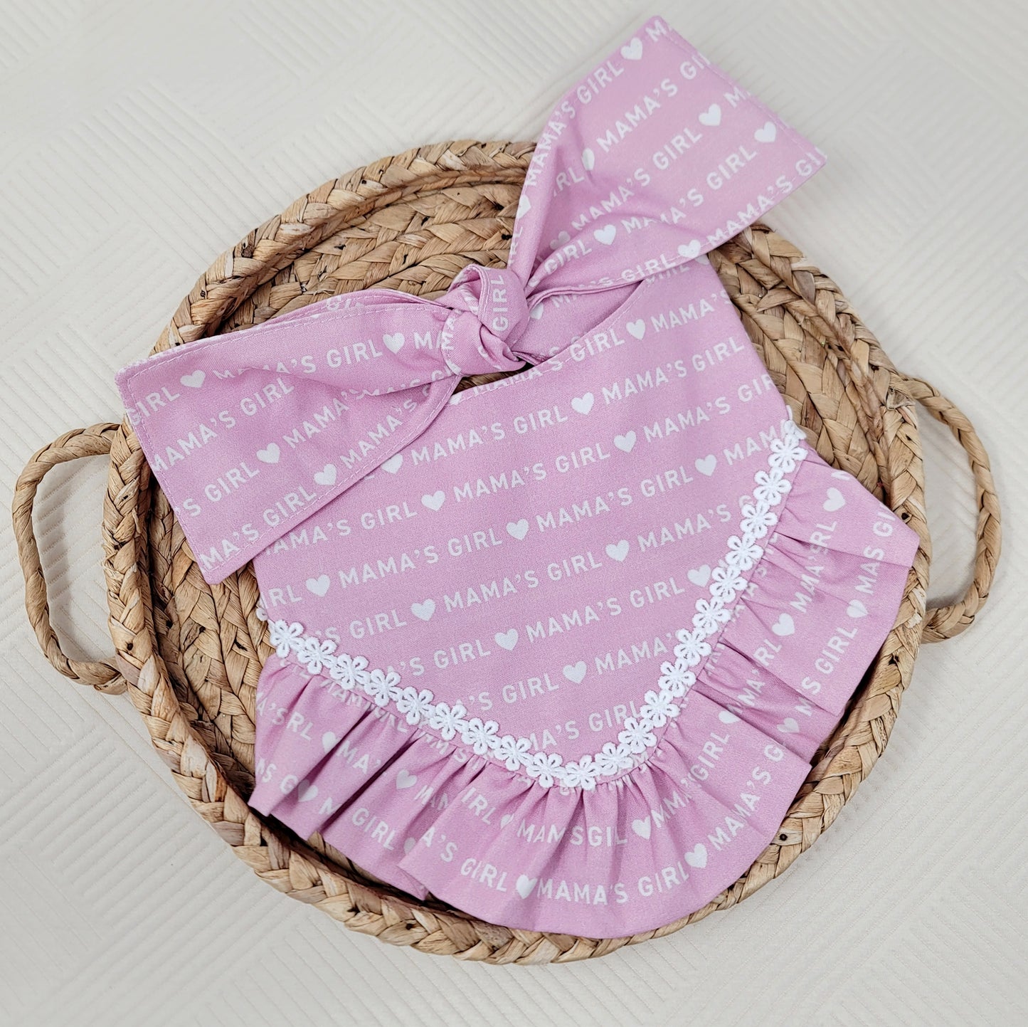 Mama's Girl Dog Bandana With or Without Ruffle Trim