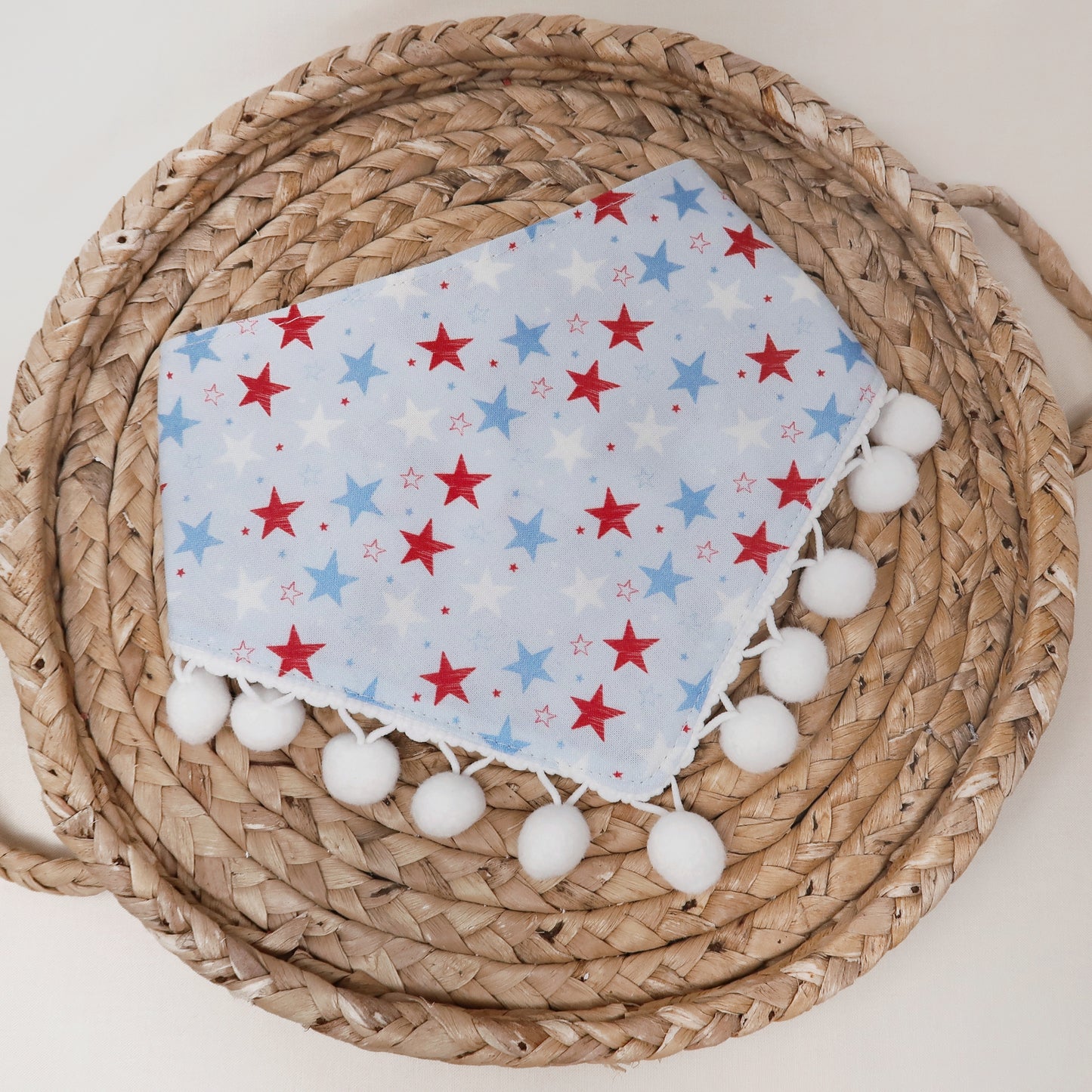 Patriotic Teddy Bear Dog Bandana