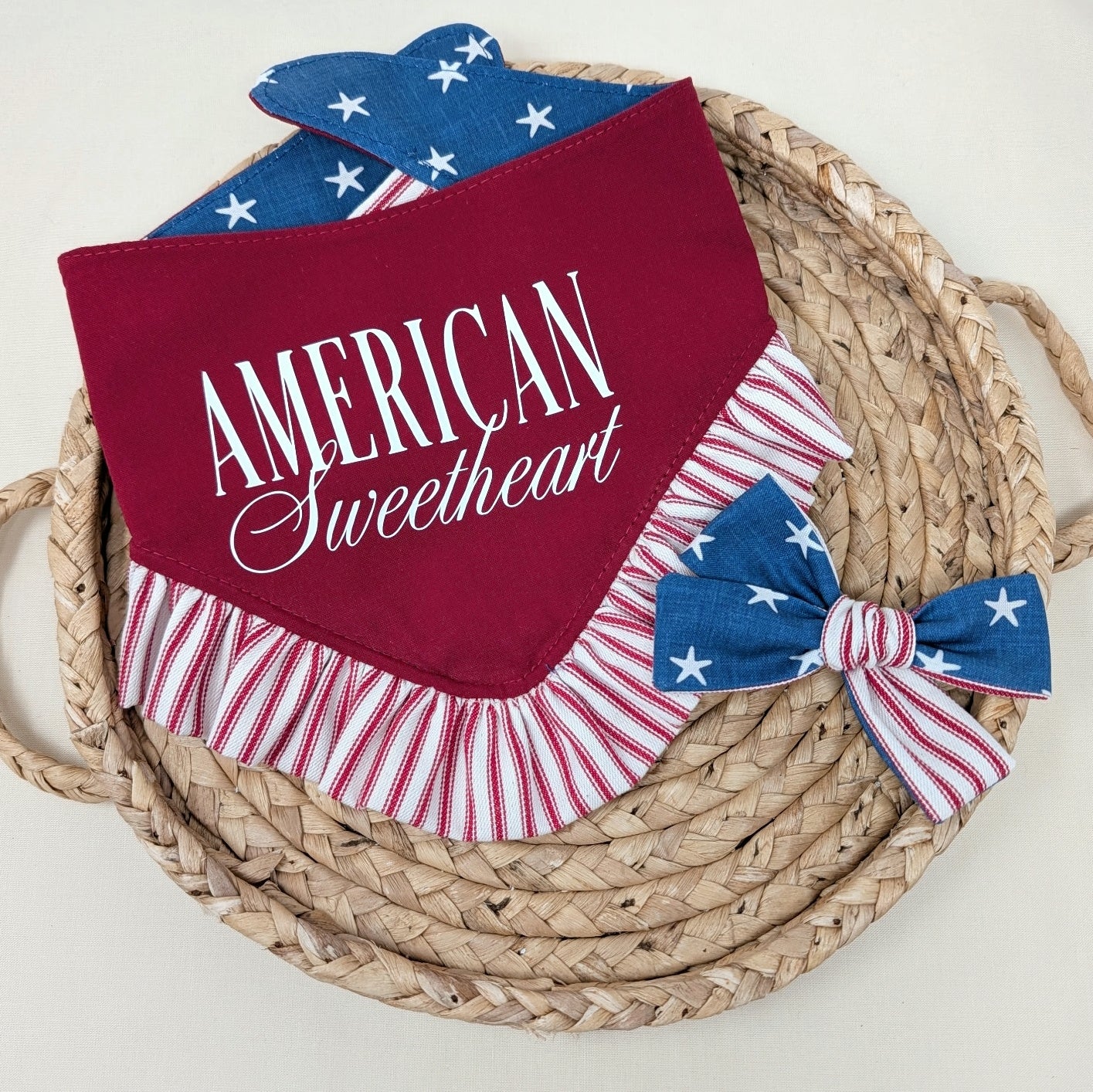 Stars and Stripes Hair Bow