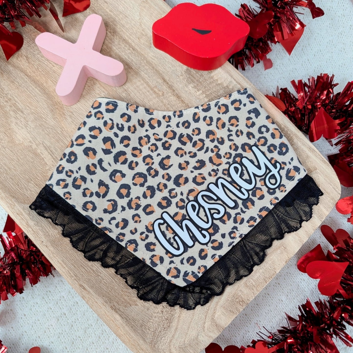 Leopard Print Dog Bandana