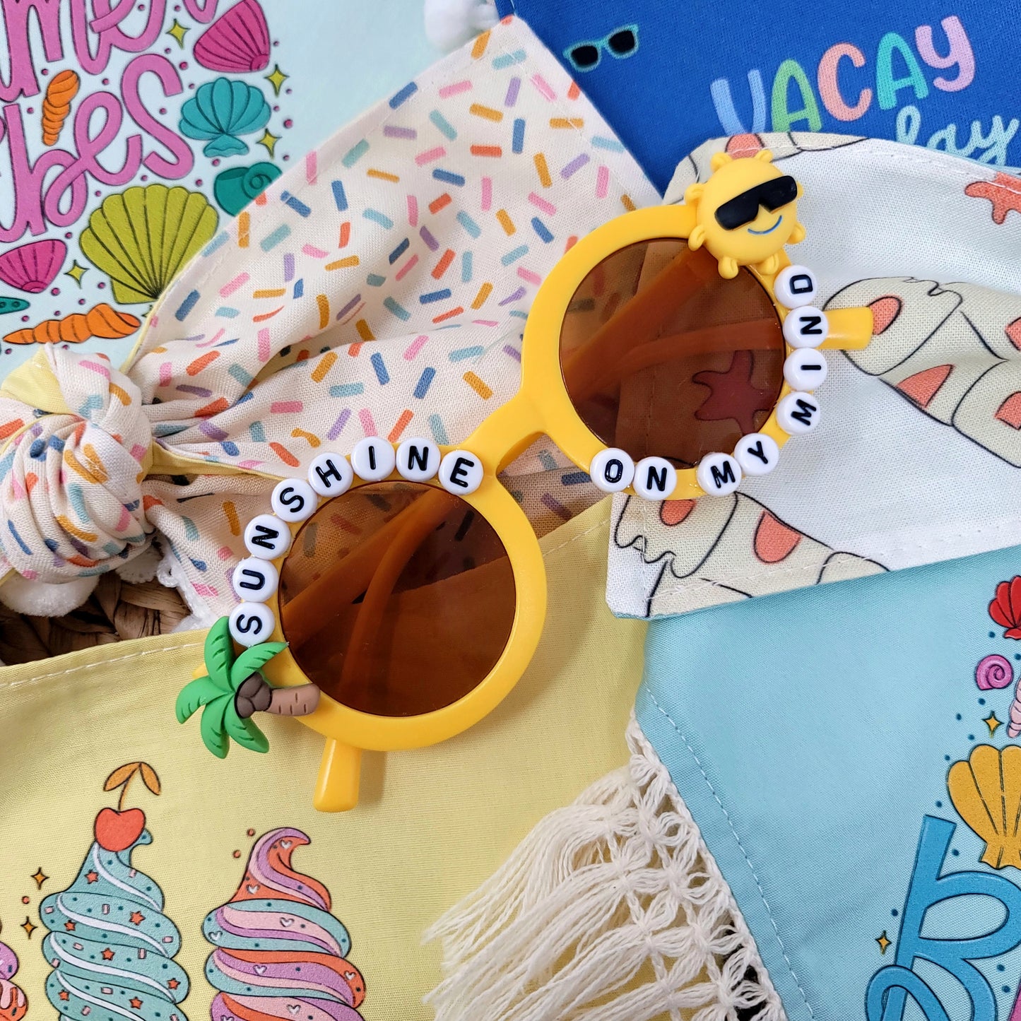 Sunshine On My Mind Beaded Sunglasses
