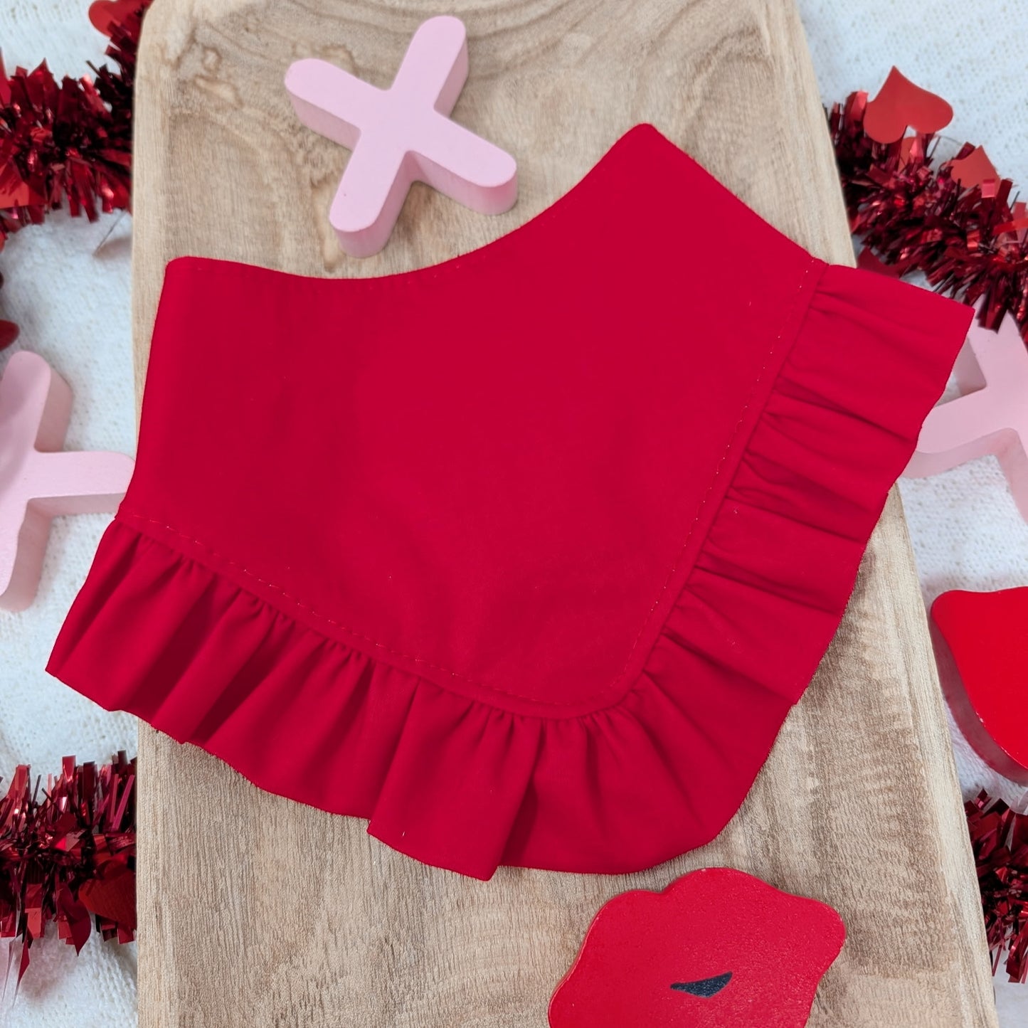 White XO Dog Bandana