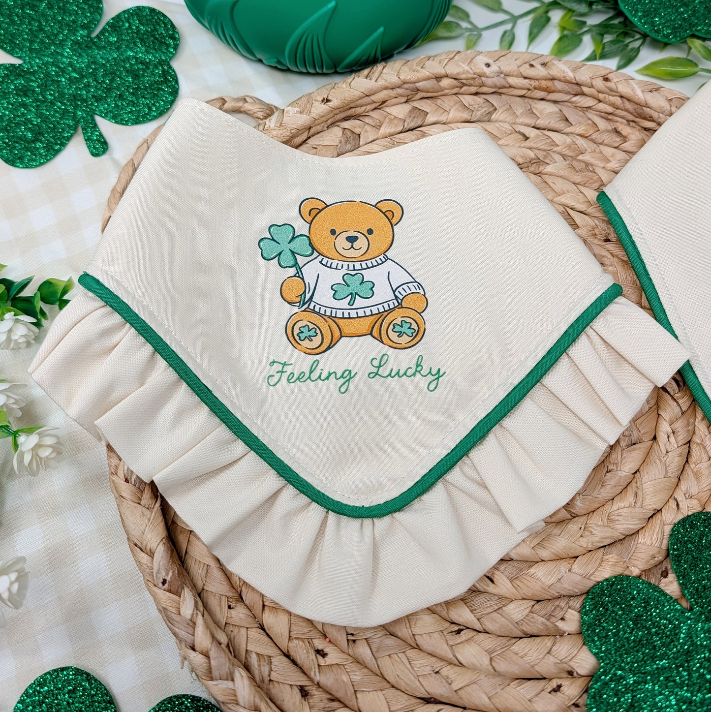 Feeling Lucky St. Patrick's Day Teddy Bear Dog Bandana