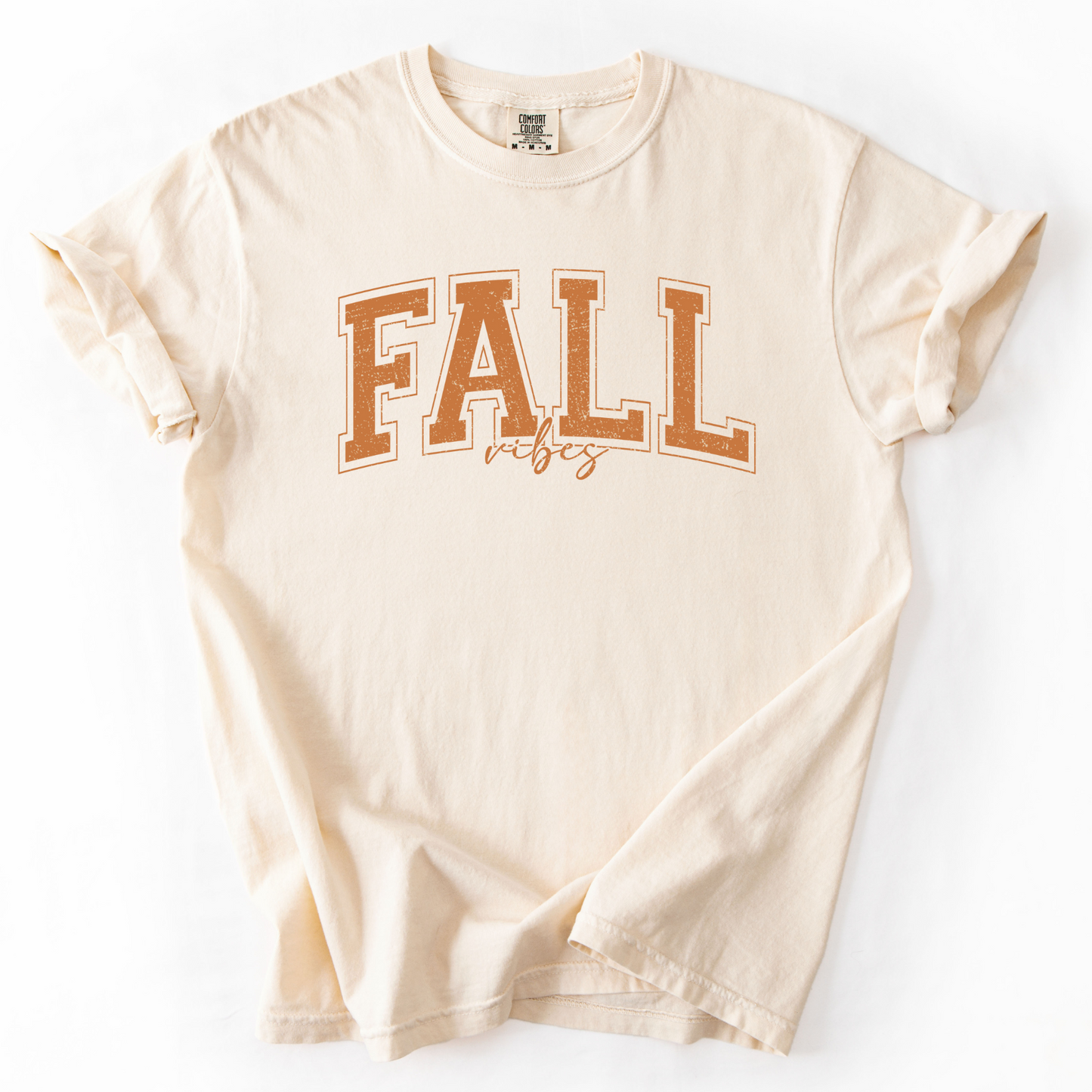 Varsity Fall Vibes Comfort Colors Graphic Tee