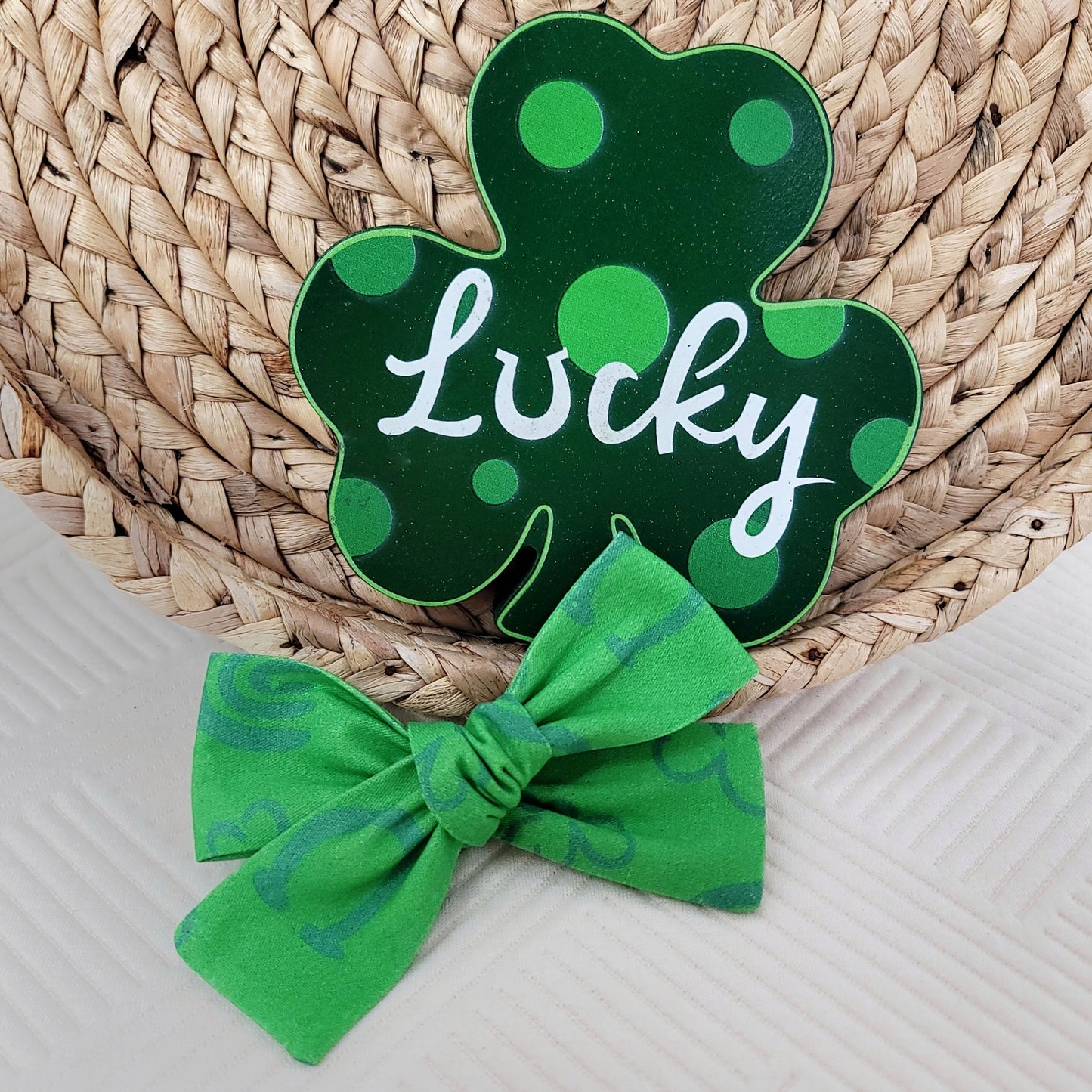 Lucky Charm Hair Bow