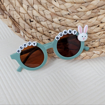 Hoppy Bunny Easter Beaded Sunglasses