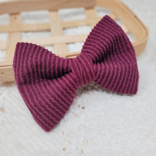 Wavy Curvy Ribbed Dog Bow Tie