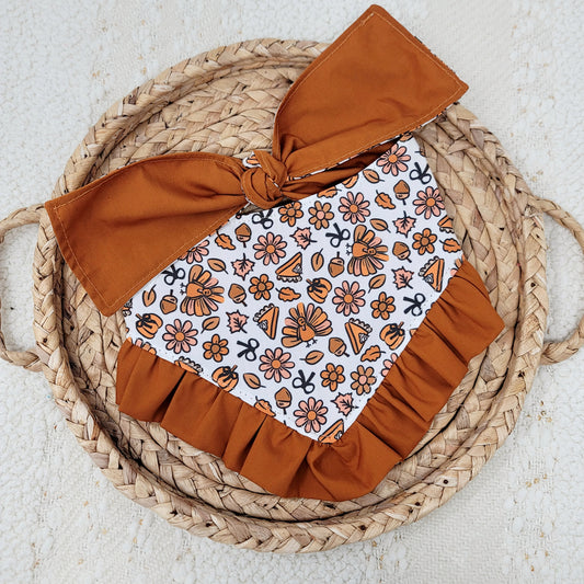 Coquette Thanksgiving Dog Bandana With Or Without Trim