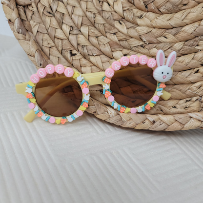 Hoppy Easter Beaded Sunglasses