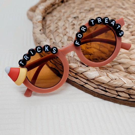 Tricks For Treats Halloween Beaded Sunglasses