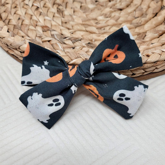Ghosts and Jack-o-Lanterns Saylor Hair Bow