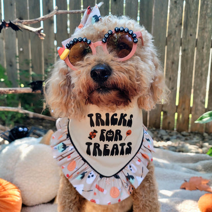Tricks For Treats Halloween Beaded Sunglasses