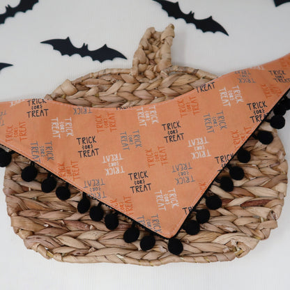 Trick or Treat Dog Bandana