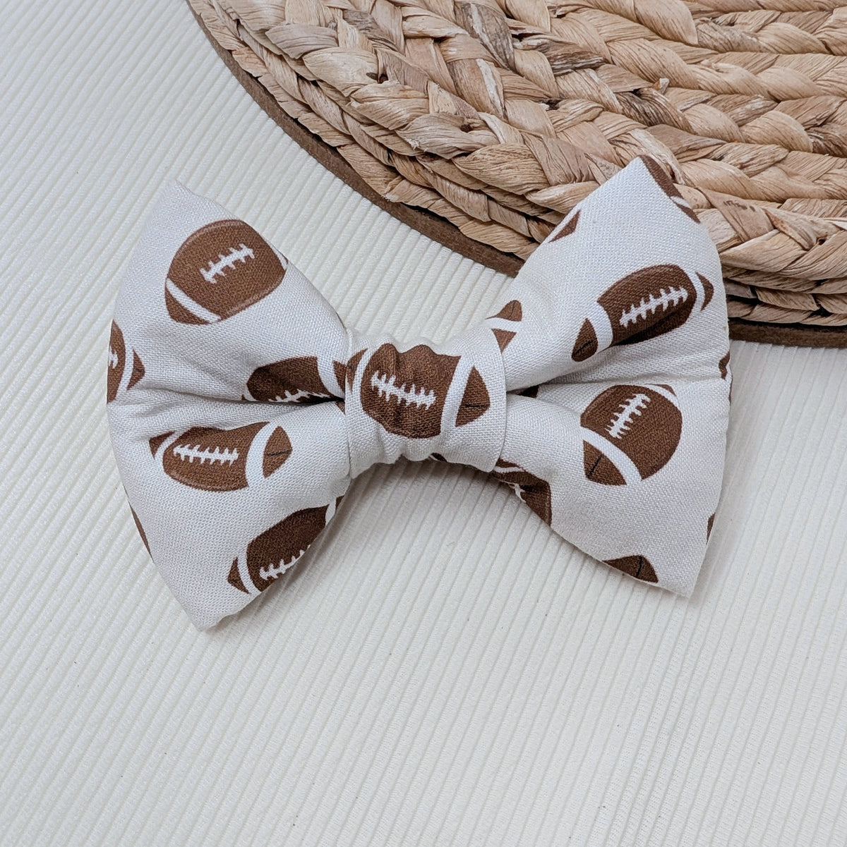 Football Dog Bow Tie