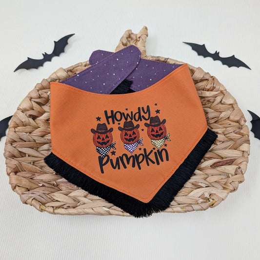 Howdy Pumpkin Bandana