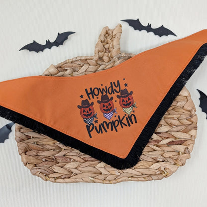 Howdy Pumpkin Bandana