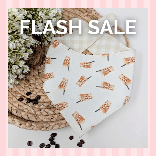 FLASH SALE Iced Coffee Dog Bandana
