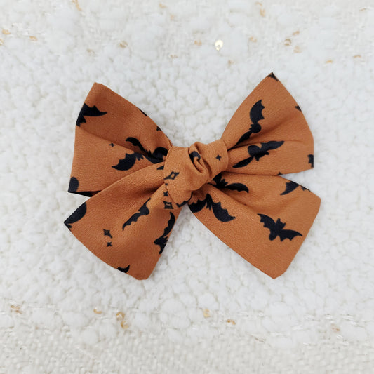 Boot Scootin' Spooky Bat Matching Hair Bow