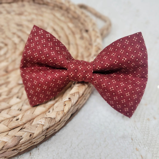 Cinnamon Spice Dog Bow Tie