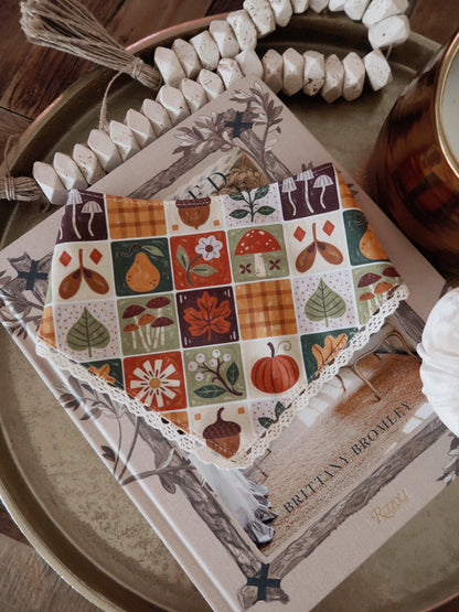 Folky Fall Quilted Bandana
