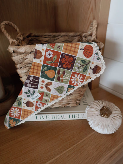 Folky Fall Quilted Bandana