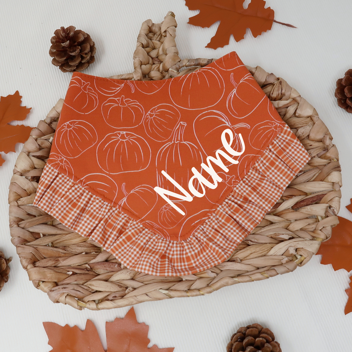 Pumpkin Dog Bandana
