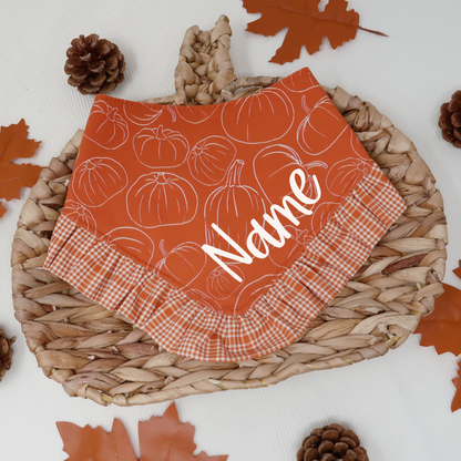 Pumpkin Dog Bandana