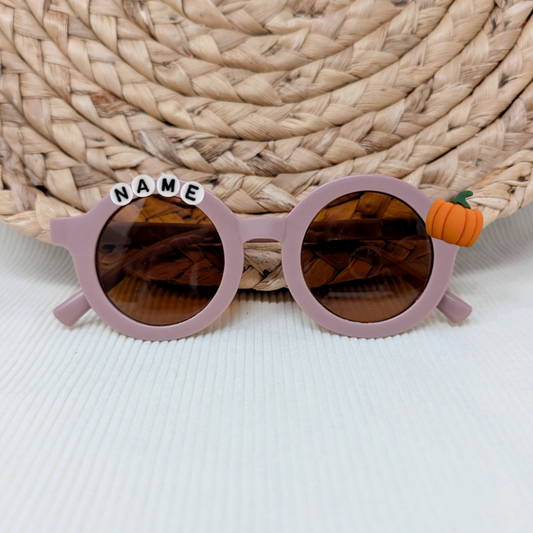 Custom Fall Beaded Sunnies in Plum