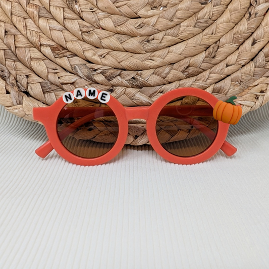 Custom Fall Beaded Sunnies in Burnt Orange
