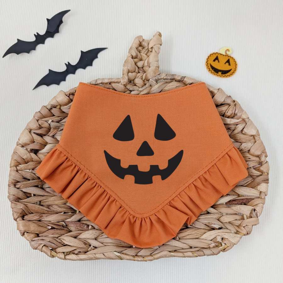 Traditional Jack-O-Lantern Face Bandana