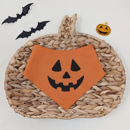 Traditional Jack-O-Lantern Face Bandana