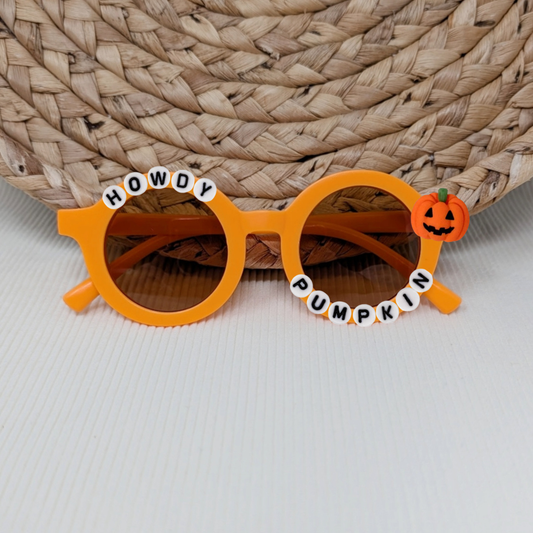 Howdy Pumpkin Beaded Sunnies