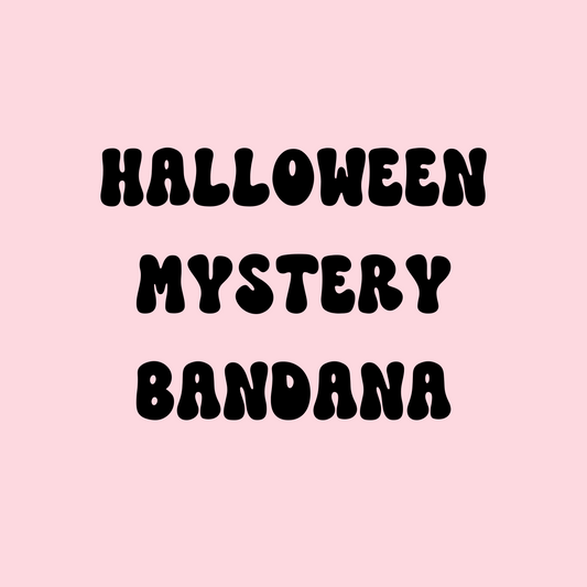 Seasonal Mystery Dog Bandana -Halloween