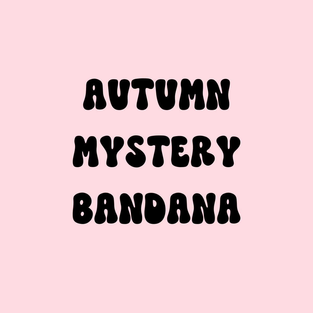 Seasonal Mystery Dog Bandana - Autumn