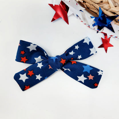 Star Spangled Hair Bow