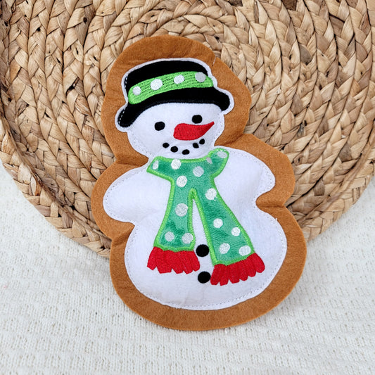 Christmas Snowman Cookie Toy