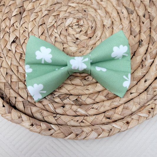 Clover Dog Bow Tie