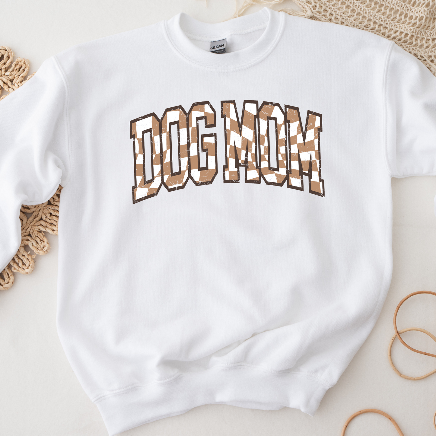 Dog mom crewneck sweatshirt best sale