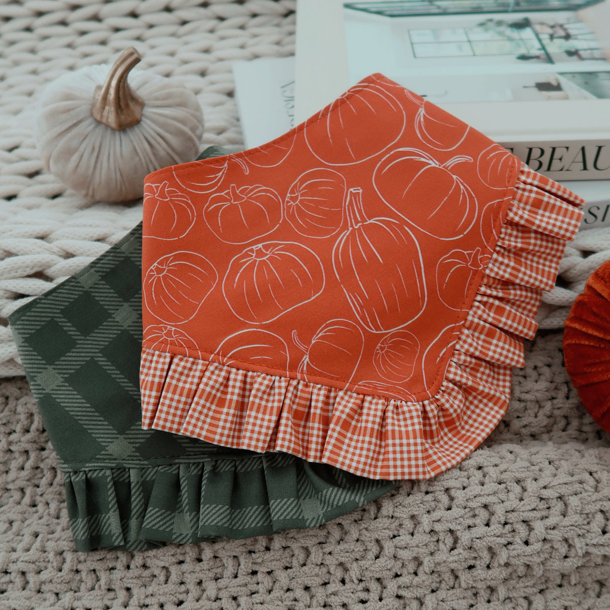 Pumpkin Dog Bandana