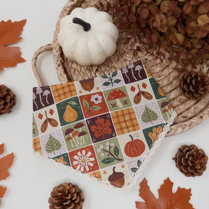Folky Fall Quilted Bandana
