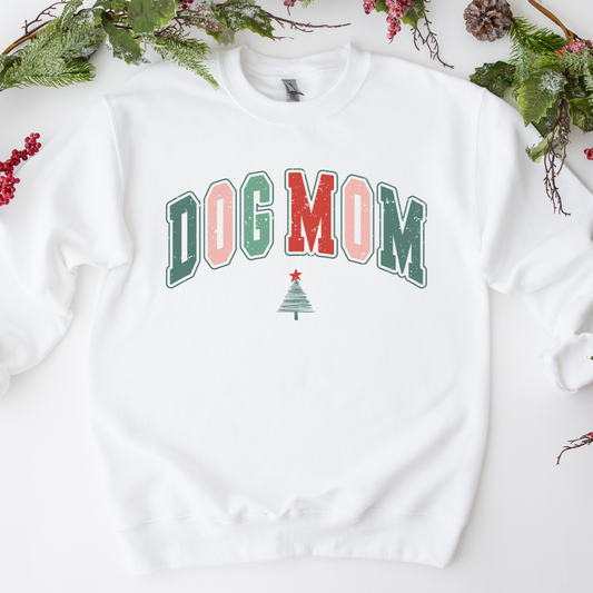 Holiday Dog Mom Crewneck Sweatshirt