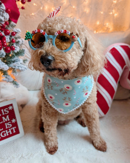 Holly Jolly Christmas Beaded Sunglasses