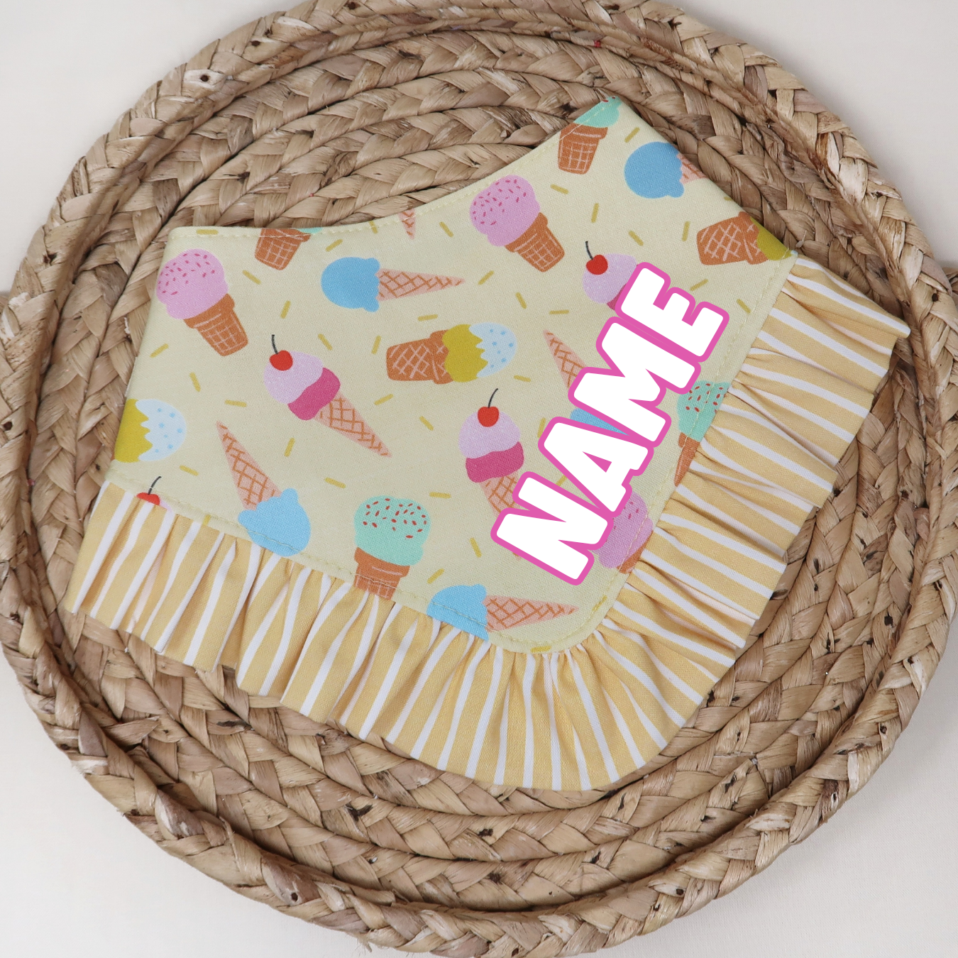 Summer Ice Cream Dog Bandana