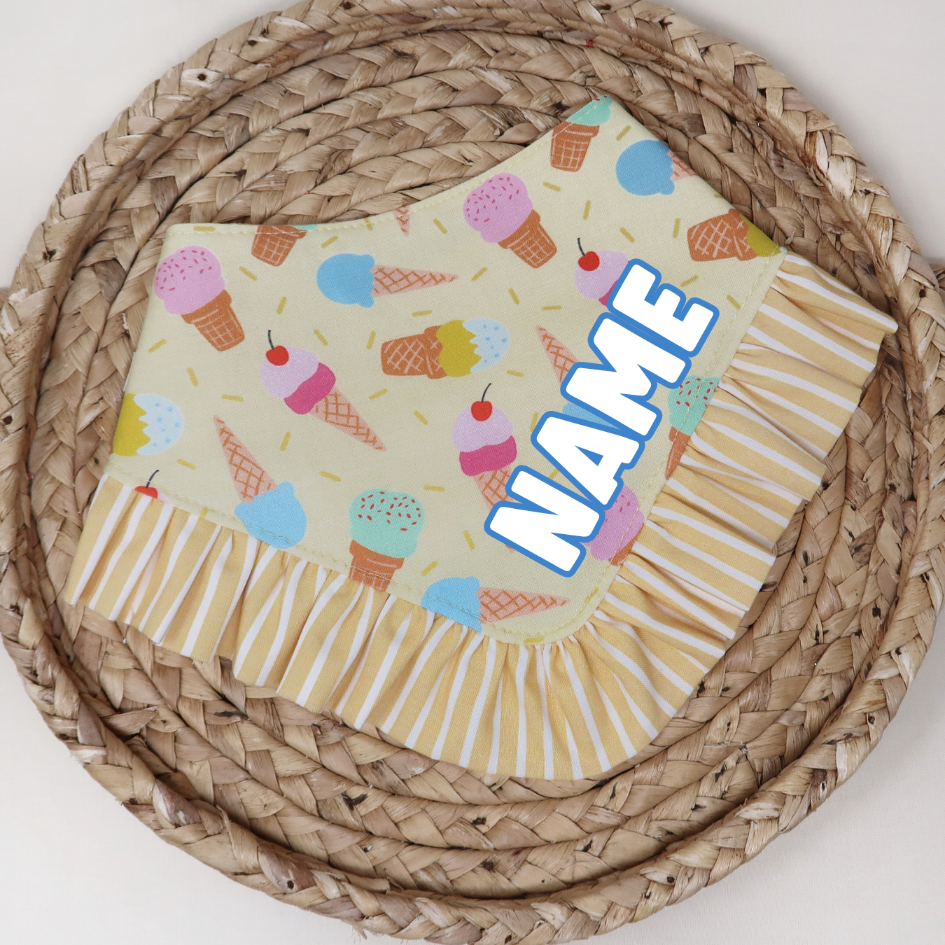 Summer Ice Cream Dog Bandana